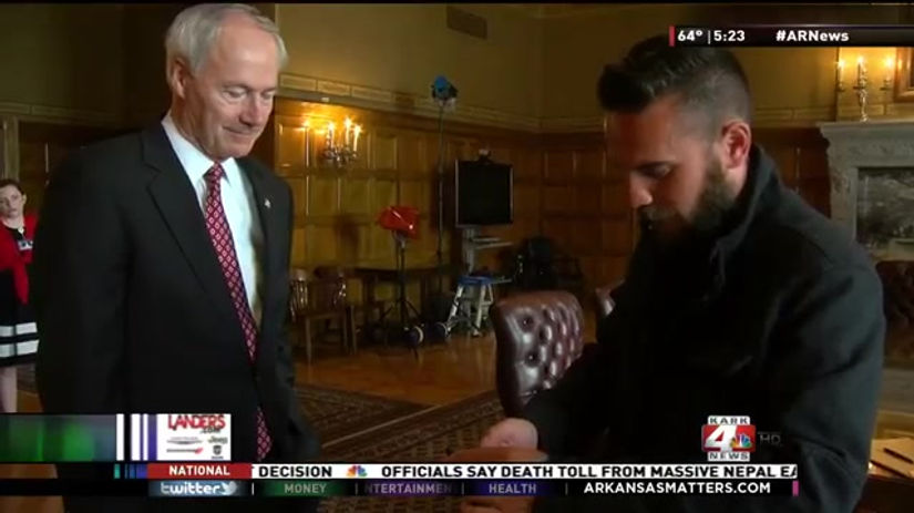 NBC KARK – AR Governor Hutchinson – Little Rock, AR
